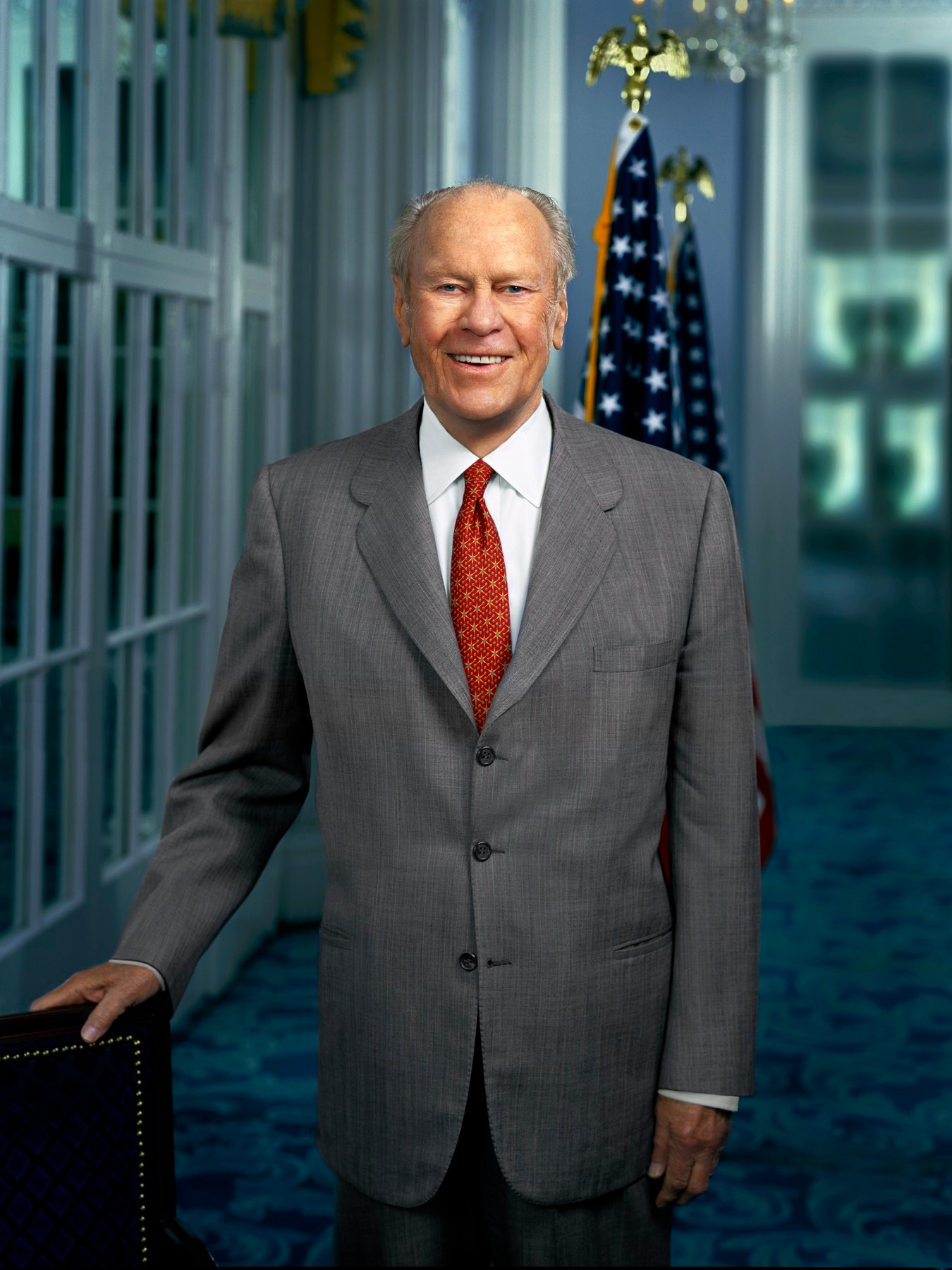 Formal portrait of President Gerald R. Ford
