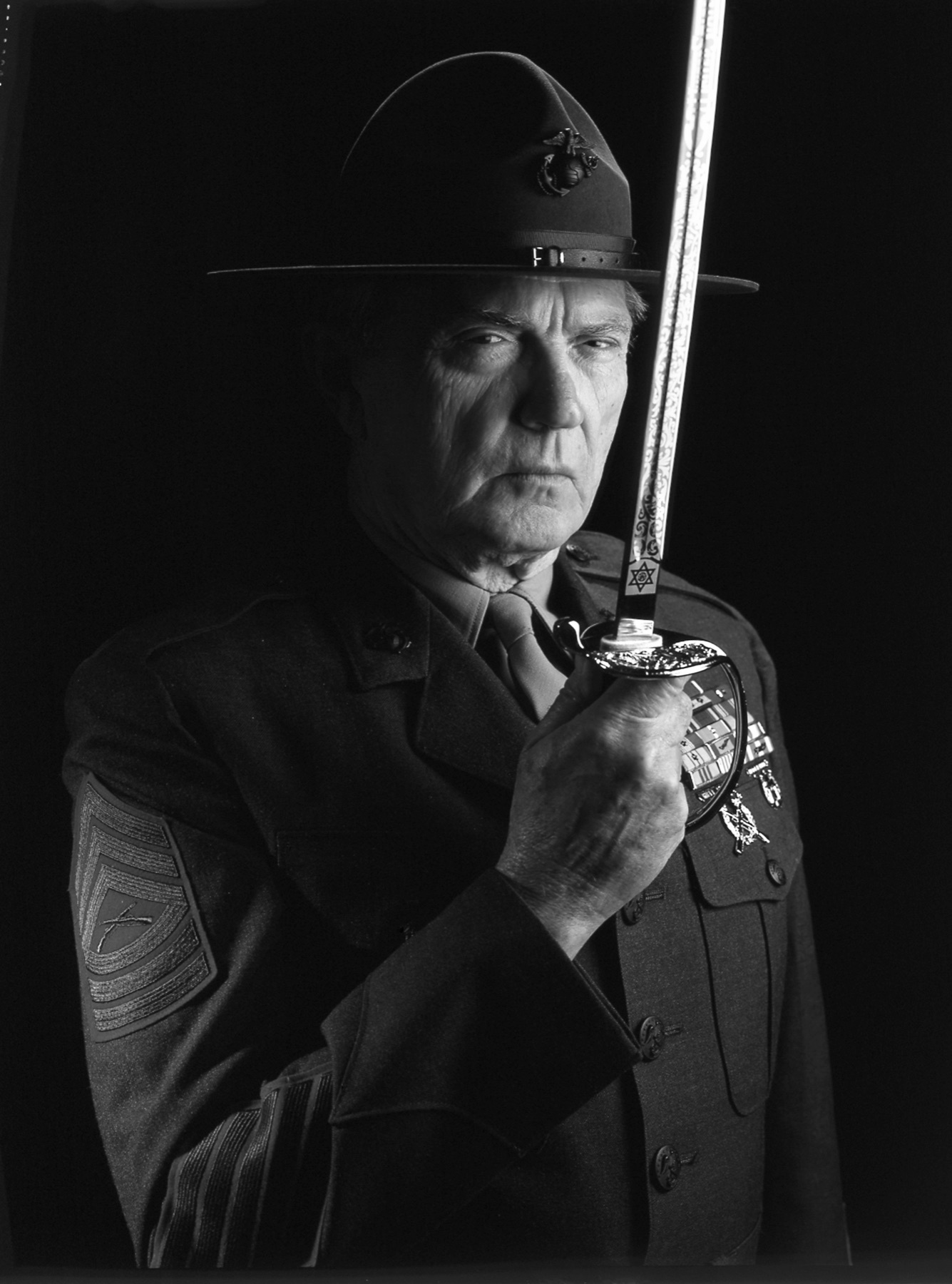 Portrait of Gerald Krygier from Michigan Veterans of Five Wars by David J. DeJonge