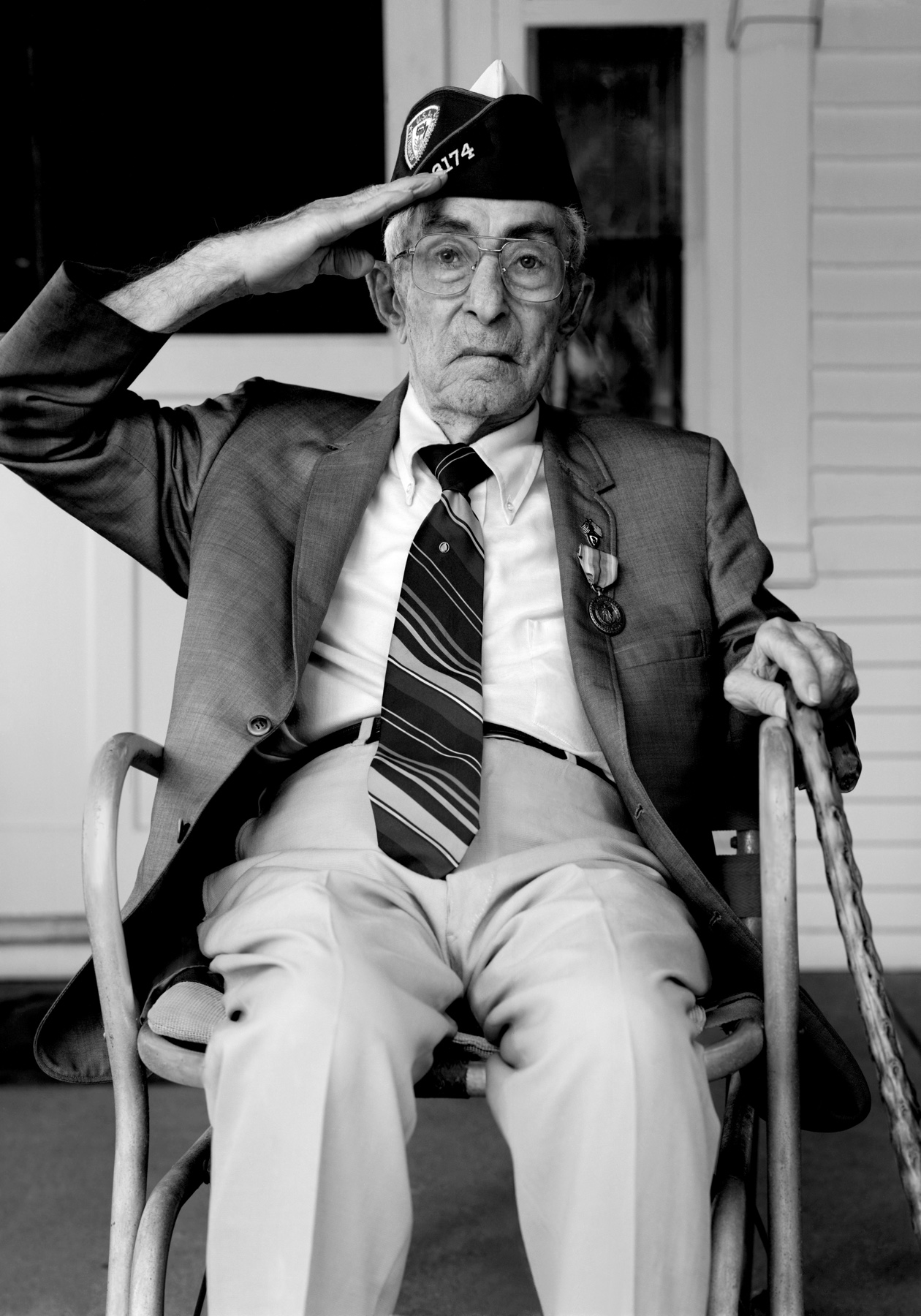Portrait of Haroutun “Harry” Mullion from Michigan Veterans of Five Wars by David J. DeJonge