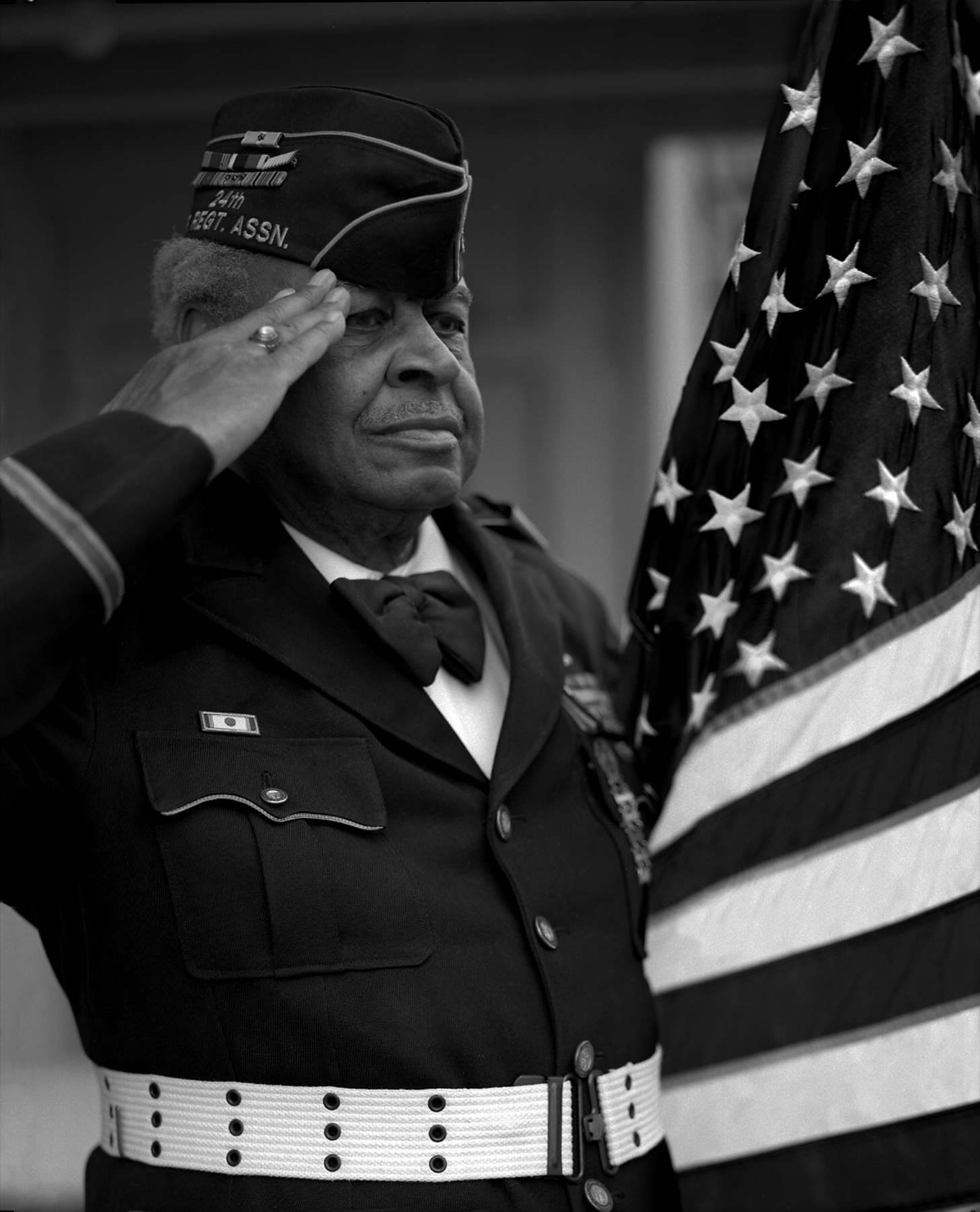 Recovered portrait record 19 from the Michigan Veterans of Five Wars installation by David J. DeJonge