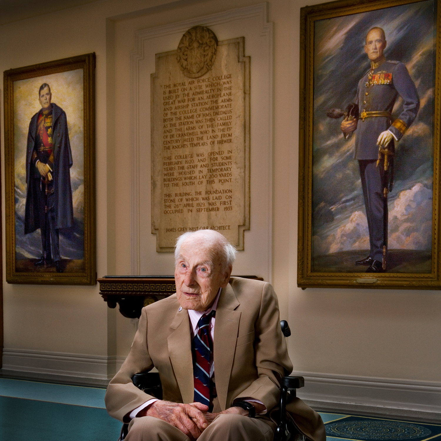 Portrait of Henry Allingham by David J. DeJonge