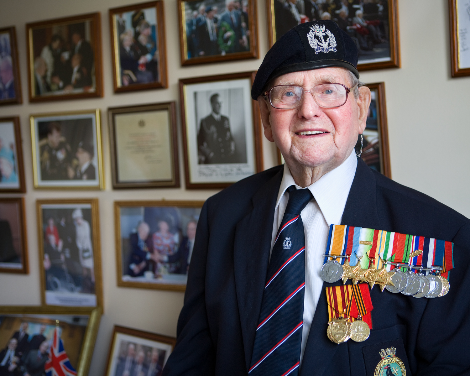 Portrait of Royal Navy veteran William Stone by David J. DeJonge
