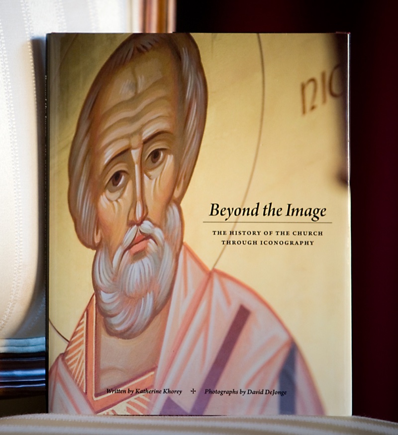The finished hardcover book Beyond the Image: The History of the Church Through Iconography